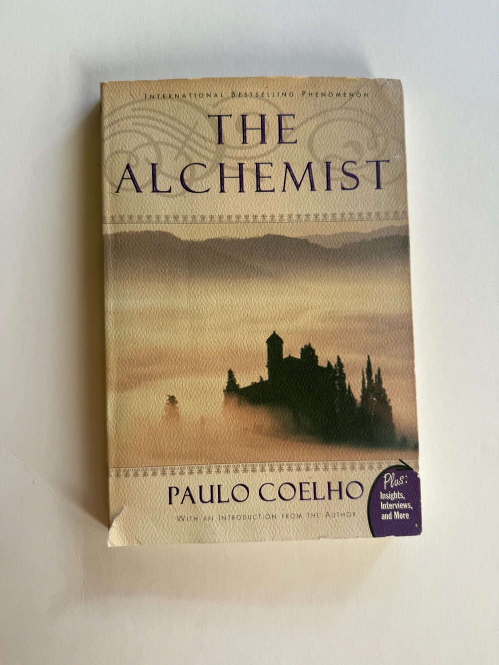 Paulo Coelho The Alchemist Paperback Book Cream/Tan Cover self help bestseller